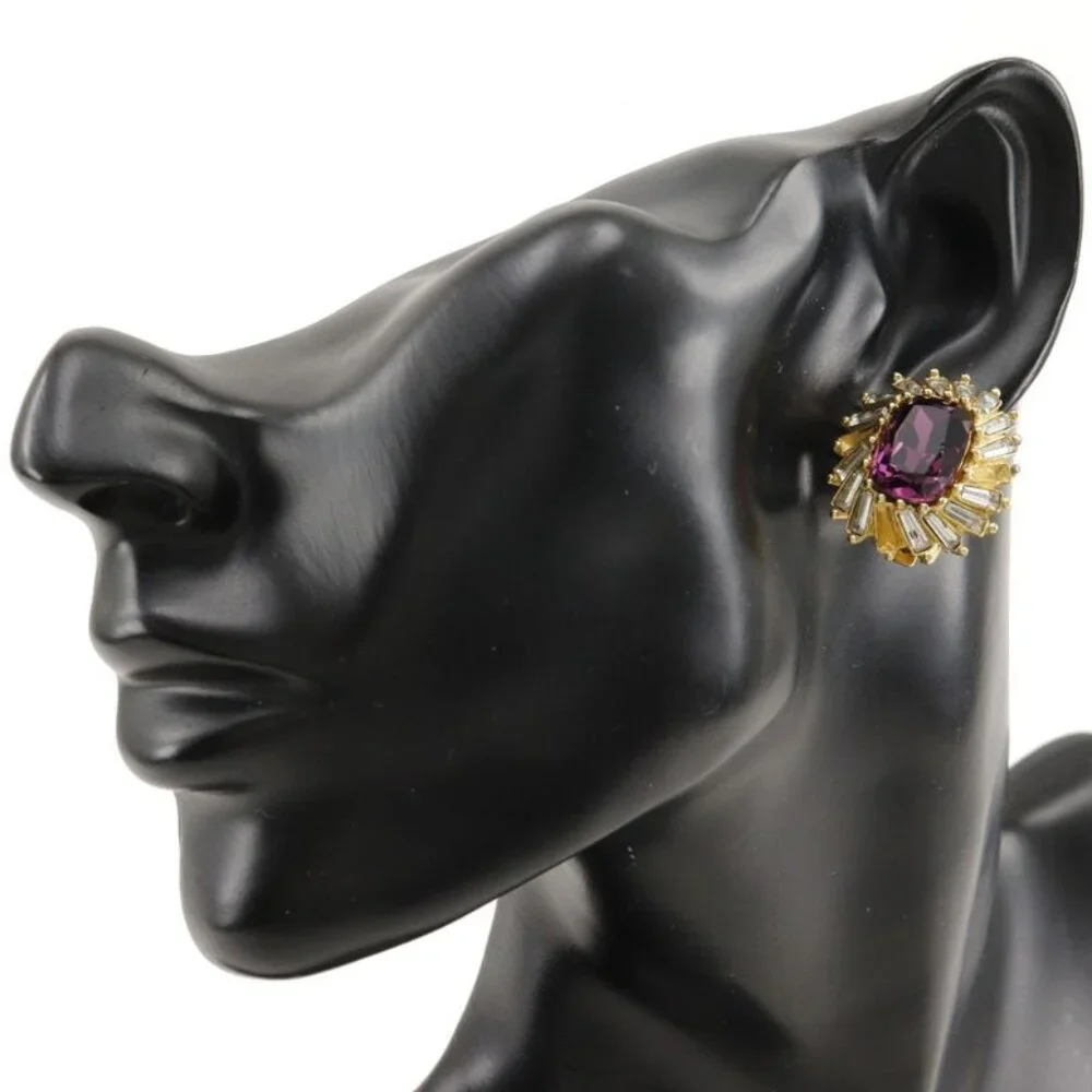 Dior Gold Plated 20.8 g Earrings - Picture 2 of 6